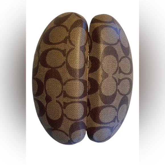 Coach Women's Tan case sunglasses. - Picture 2 of 8